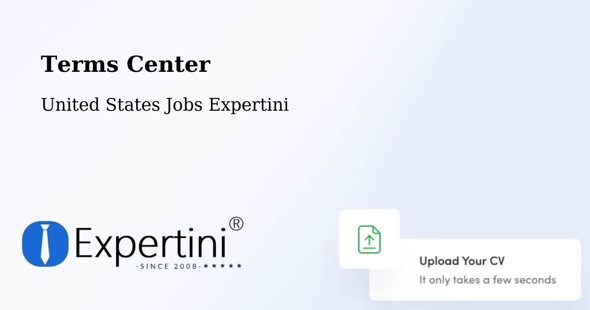 Terms of Service – Centennial - United States Jobs Expertini